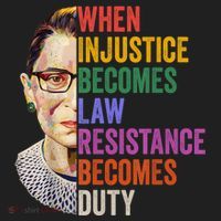 When Injustice Becomes Law Resistance Becomes Duty Rbg Women Hat thumb 2