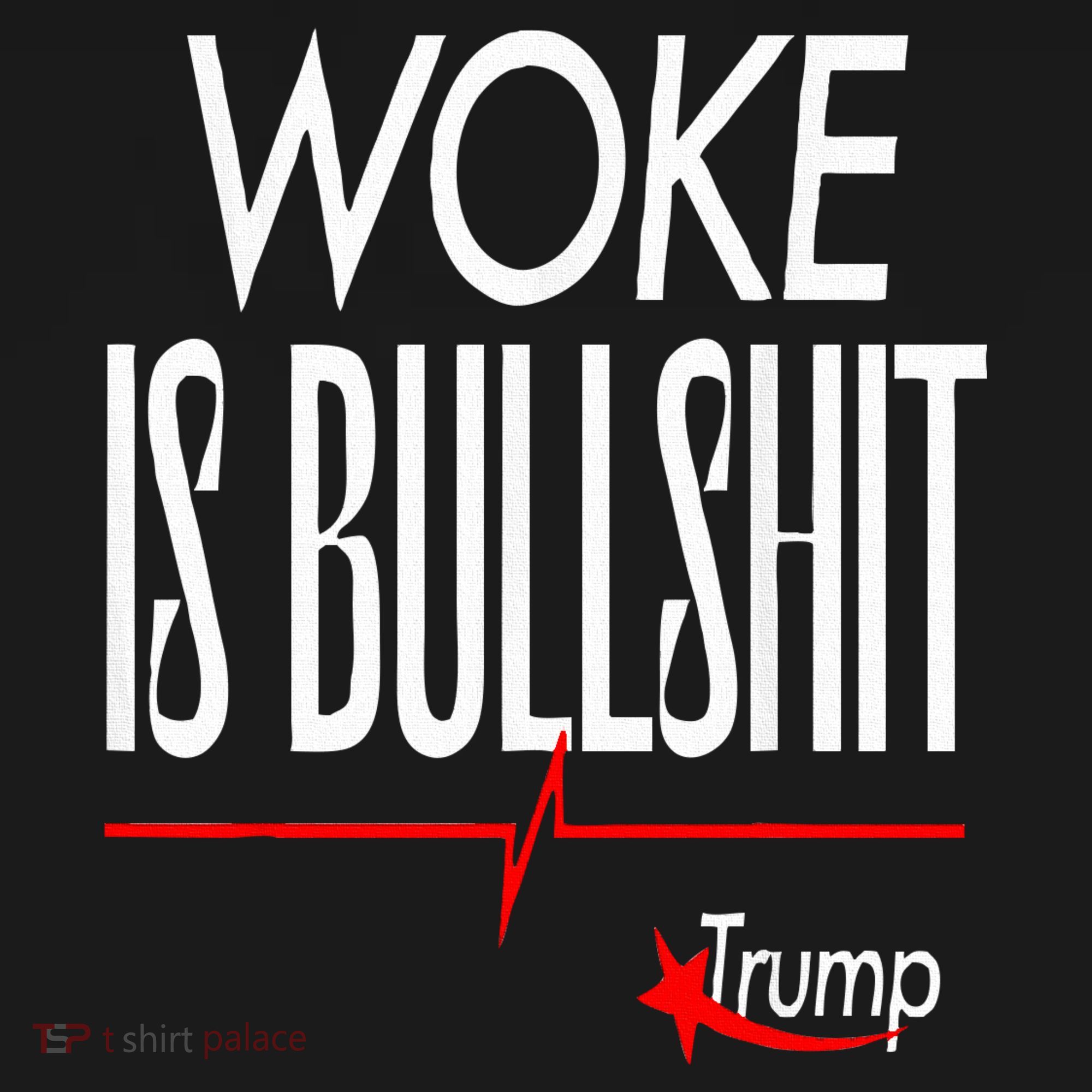 Woke Is Bullshit Trump Trendy Saying Women's Hoodie