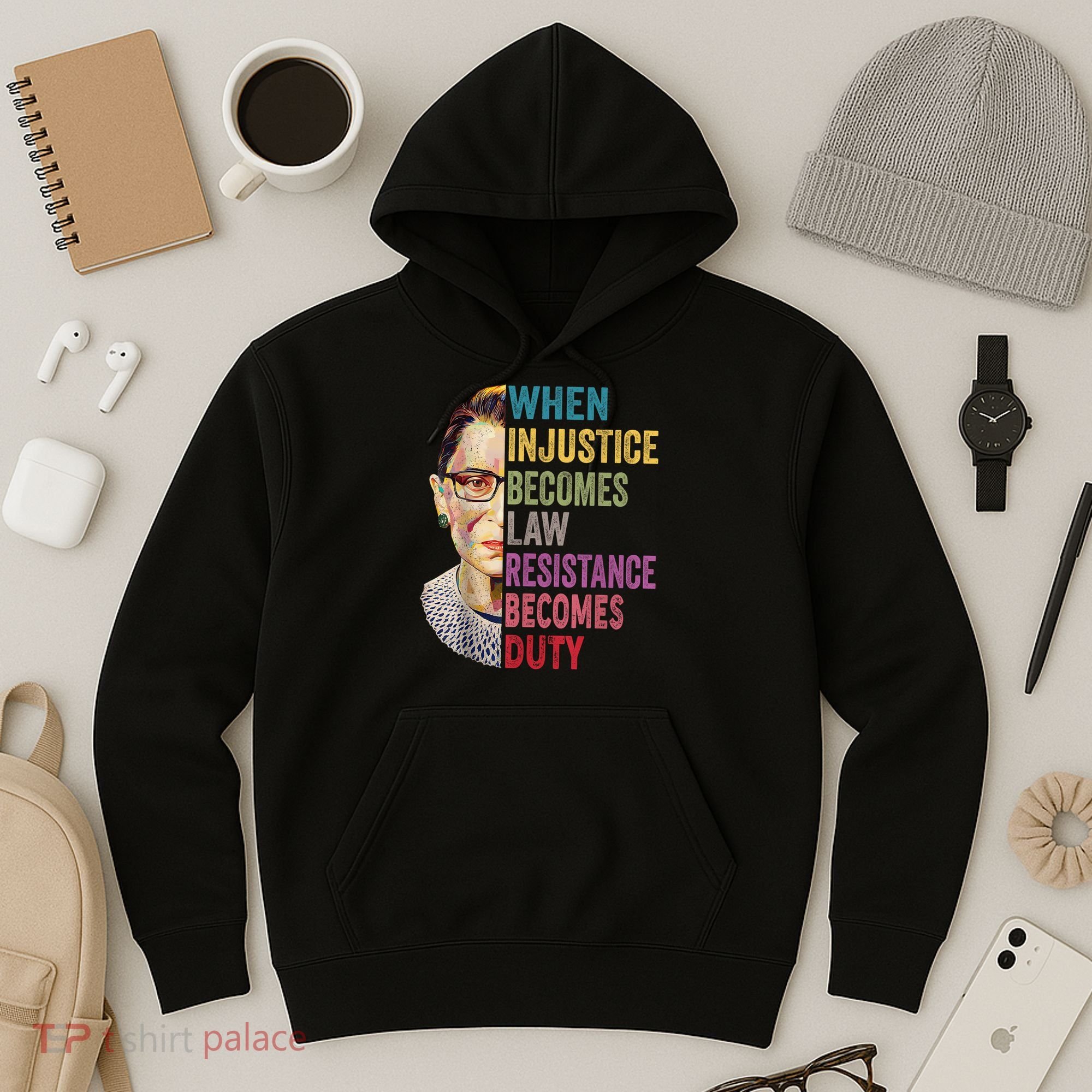 When Injustice Becomes Law Resistance Becomes Duty Feminist Hoodie