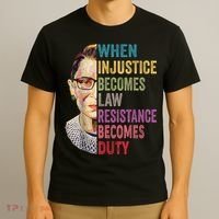 When Injustice Becomes Law Resistance Becomes Duty Feminist T-Shirt thumb 3