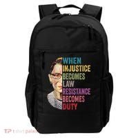 When Injustice Becomes Law Resistance Becomes Duty Feminist Backpack thumb 0