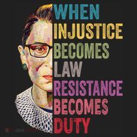 When Injustice Becomes Law Resistance Becomes Duty Feminist Golf Towel thumb 3