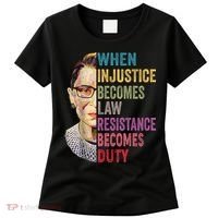 When Injustice Becomes Law Resistance Becomes Duty Feminist Women's T-Shirt thumb 0