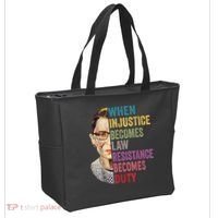 When Injustice Becomes Law Resistance Becomes Duty Feminist Tote Bag thumb 2