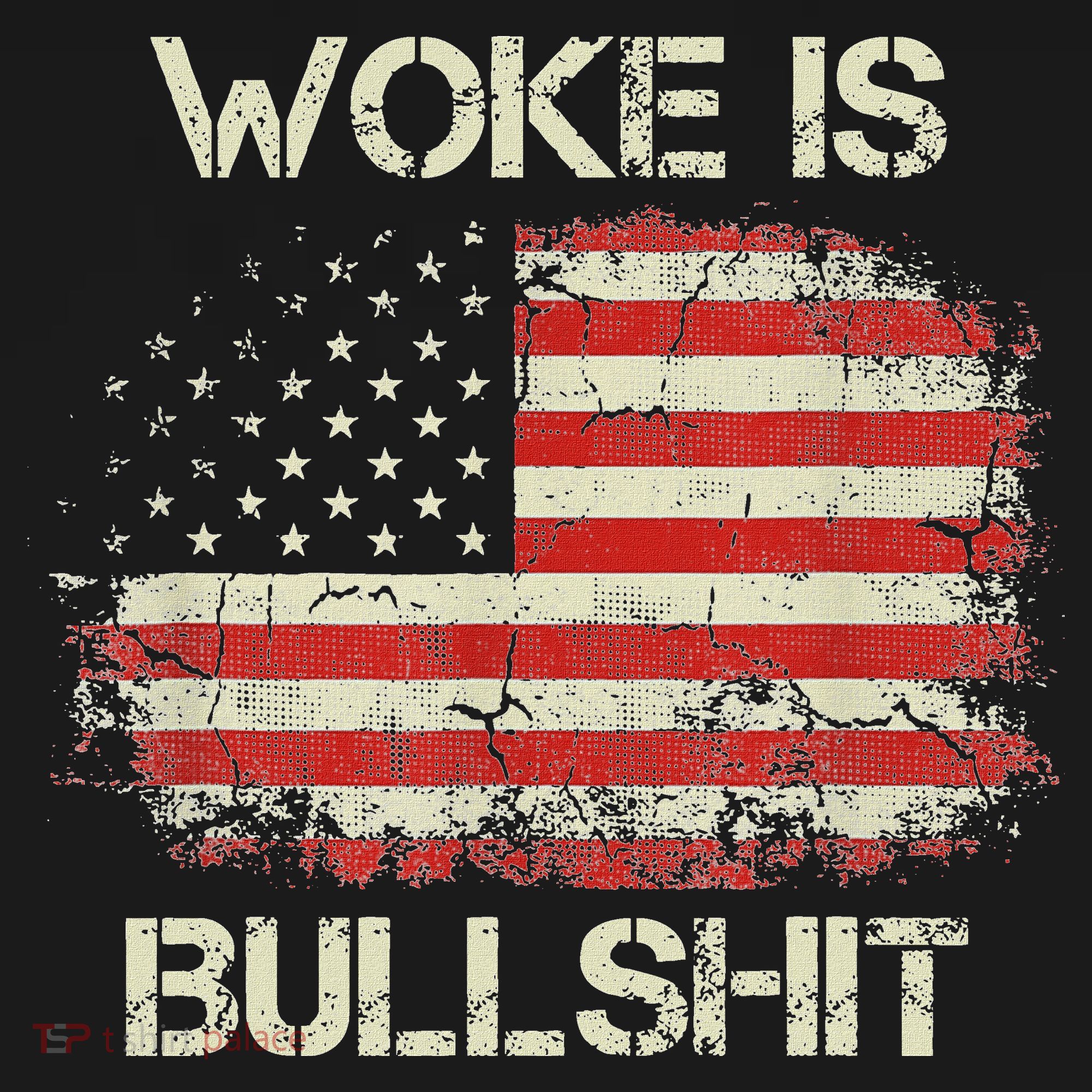 Woke Is Bullshit Doggie Tank