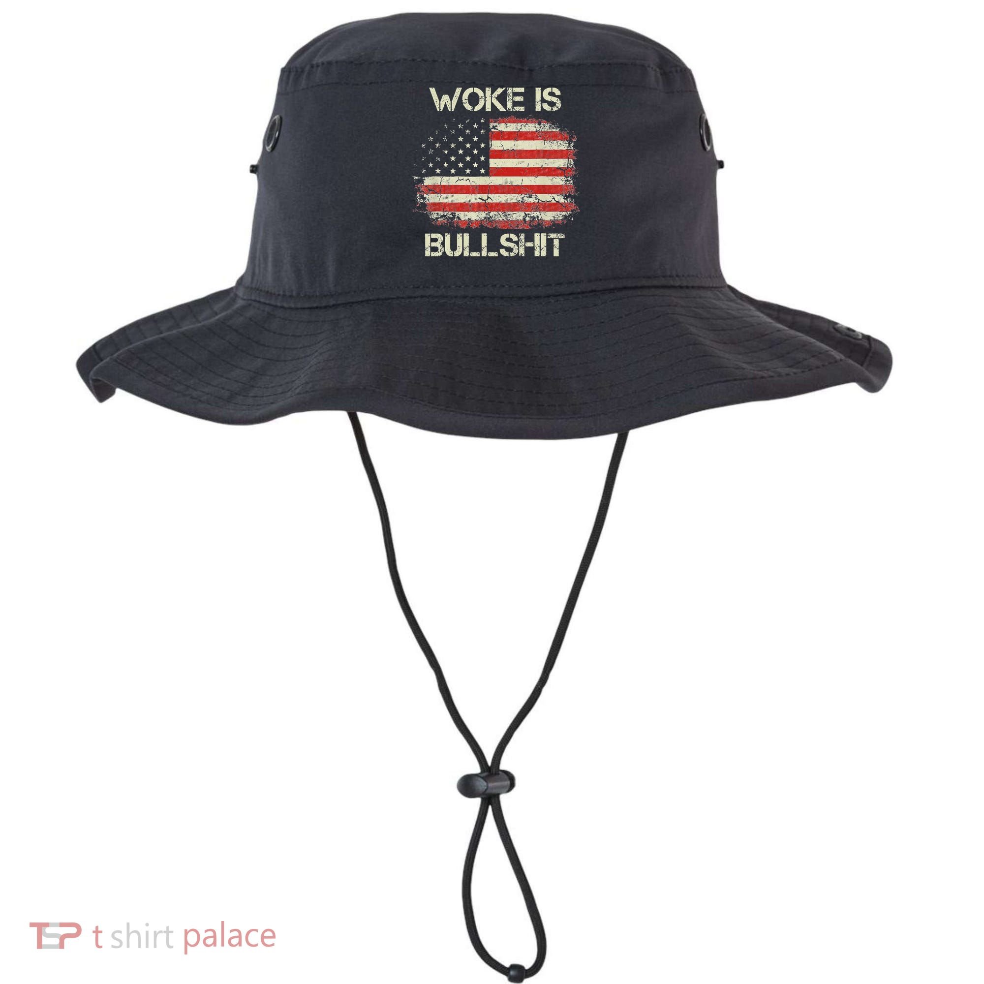 Woke Is Bullshit Bucket Hat