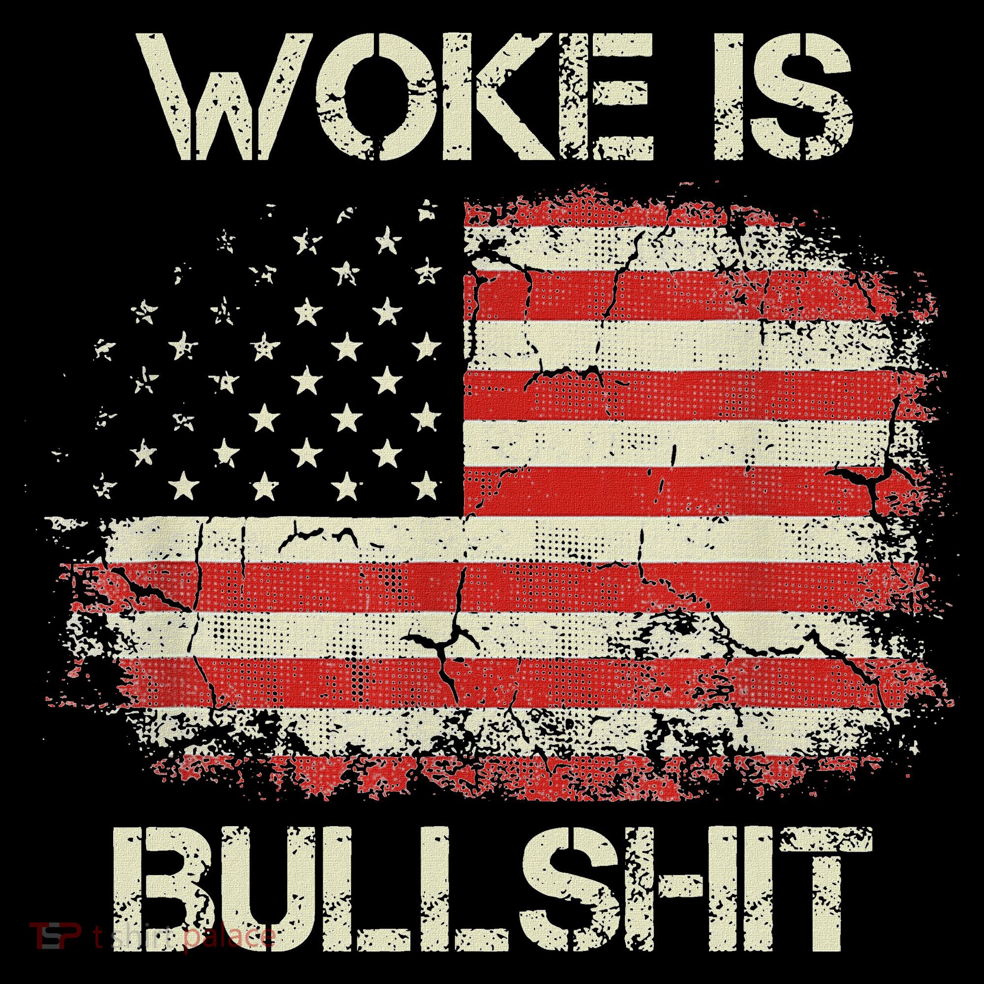 Woke Is Bullshit Bucket Hat