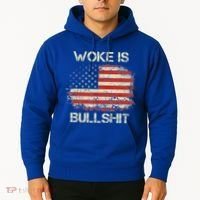 Woke Is Bullshit Hoodie thumb 2