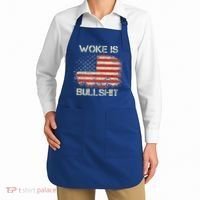 Woke Is Bullshit Apron thumb 2