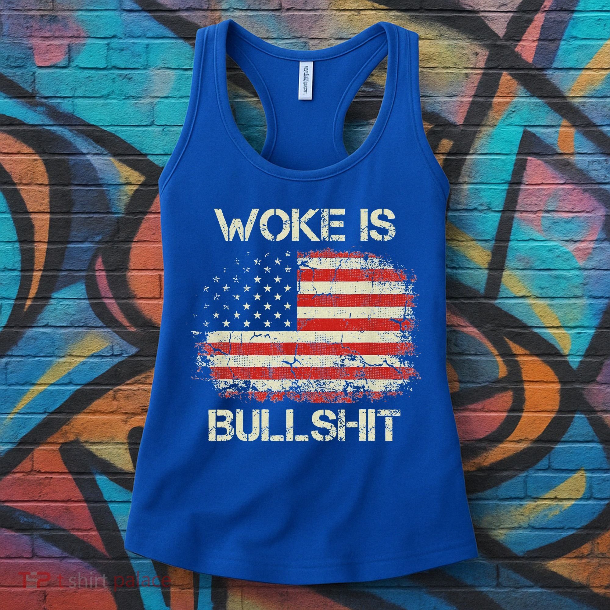 Woke Is Bullshit Women's Tank Top