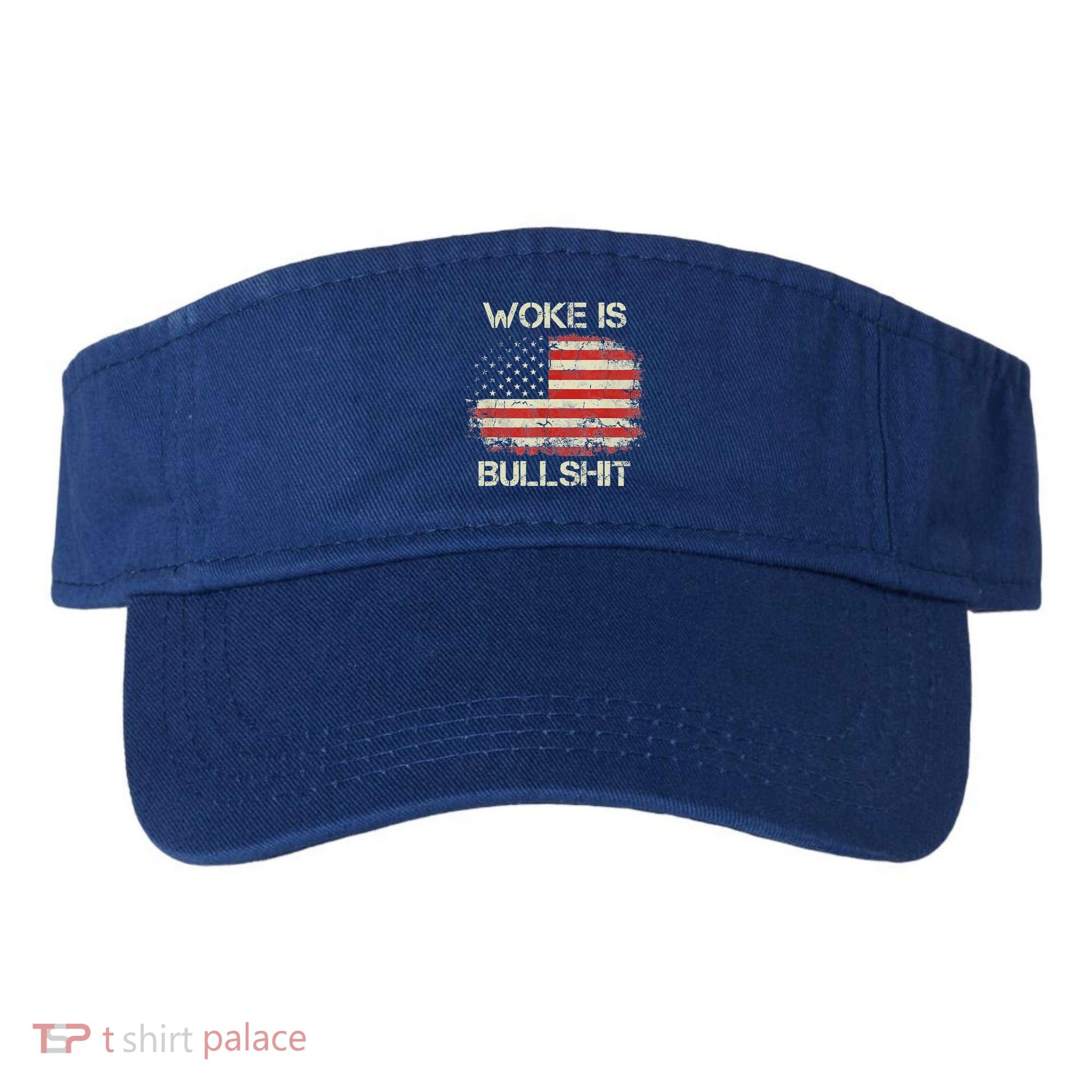 Woke Is Bullshit Visor