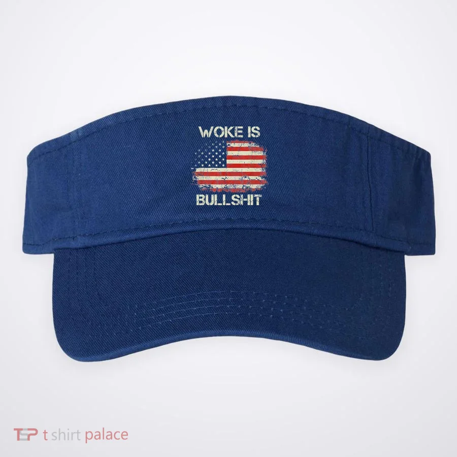 Woke Is Bullshit Visor