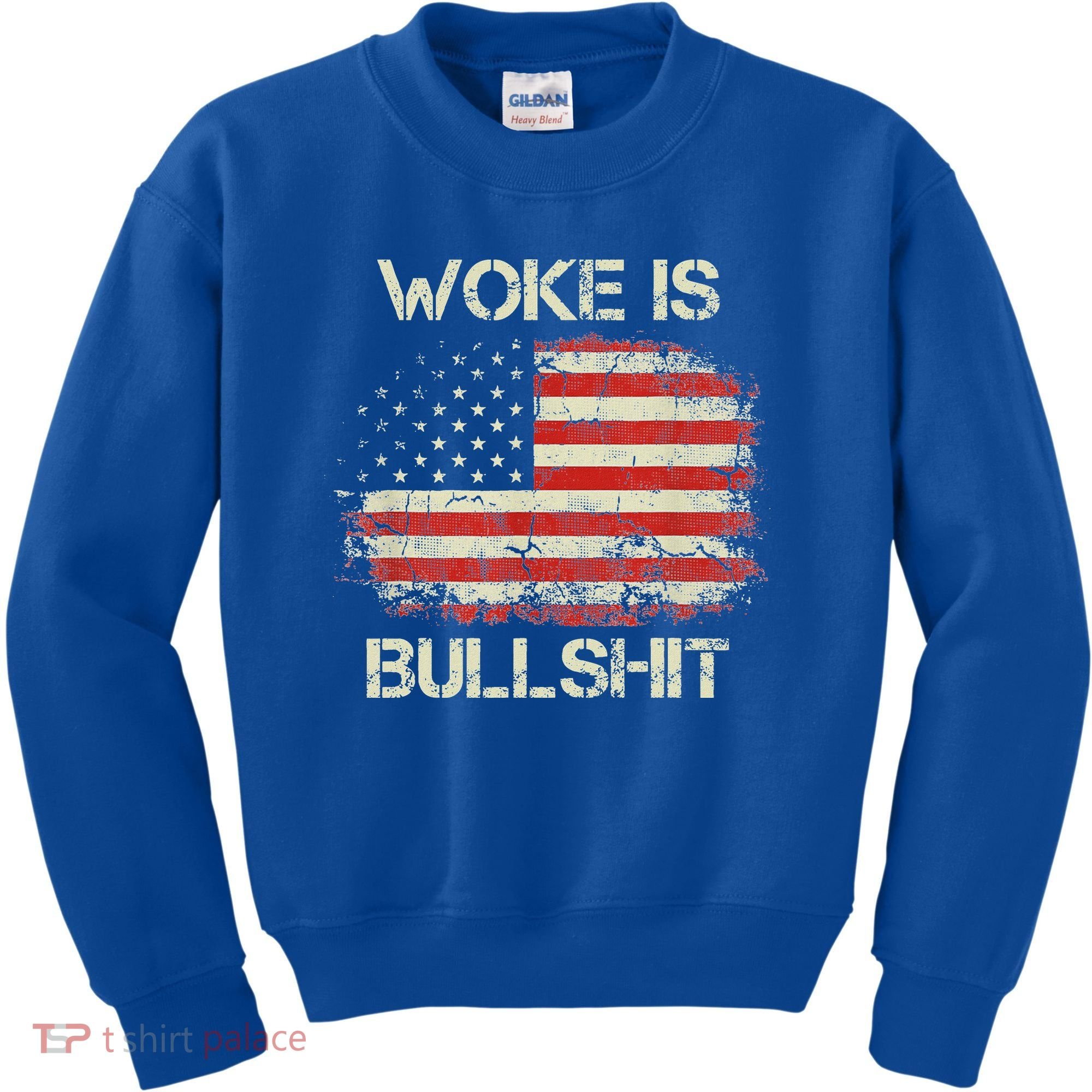 Woke Is Bullshit Kids Sweatshirt