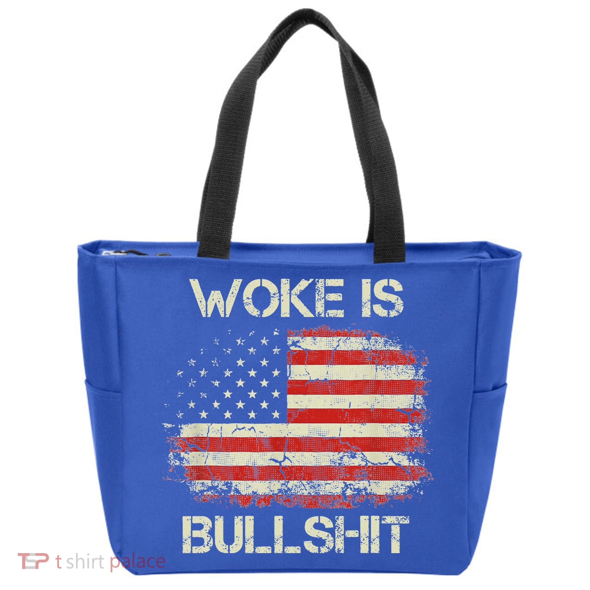 Woke Is Bullshit Tote Bag