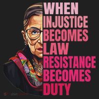 When Injustice Becomes Law Resistance Becomes Duty Rbg Quote Beanie thumb 2