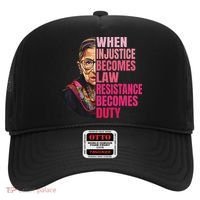 When Injustice Becomes Law Resistance Becomes Duty Rbg Quote Hat thumb 0