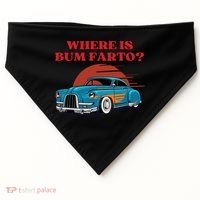 Where Is Bum Farto Retro USA-Made Doggie Bandana thumb 0