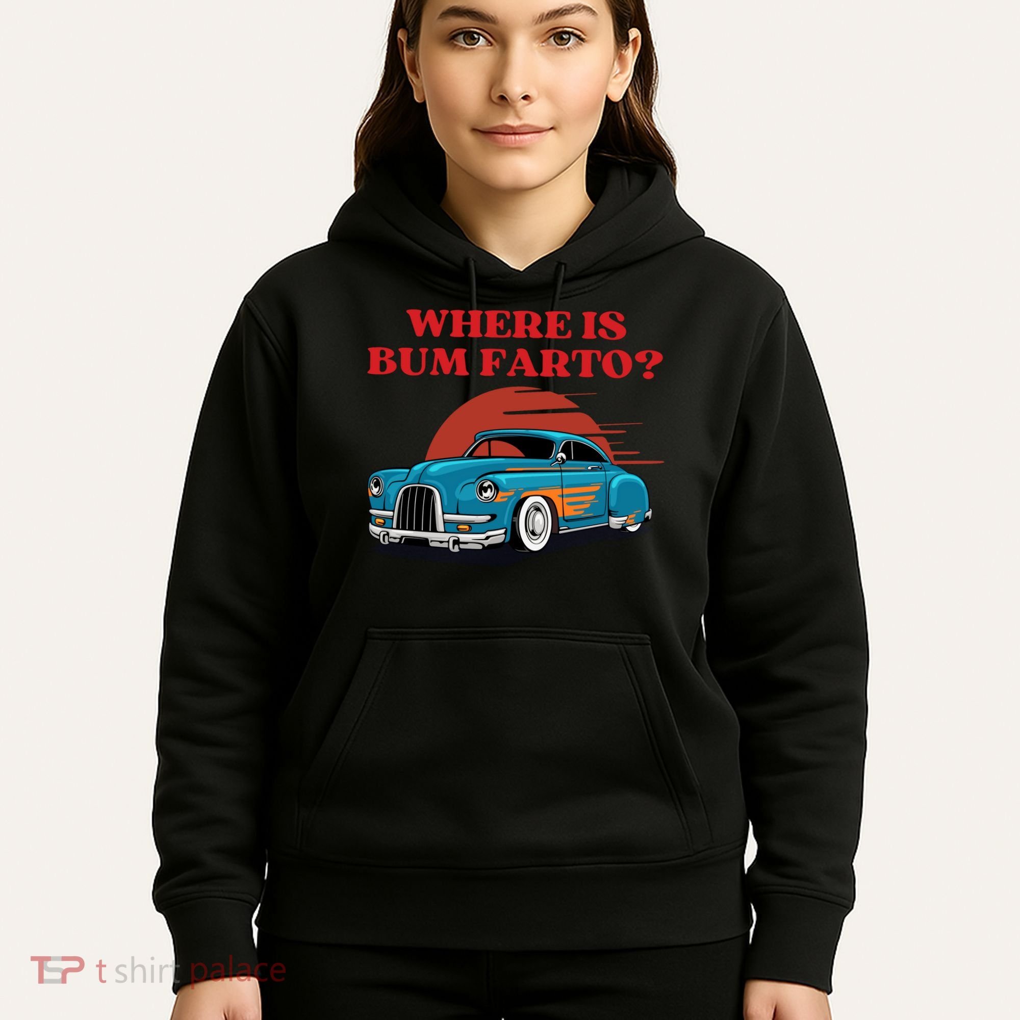 Where Is Bum Farto Retro Hoodie