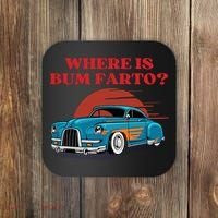 Where Is Bum Farto Retro Coaster thumb 0