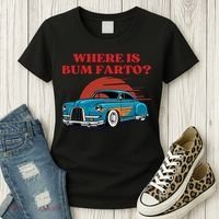 Where Is Bum Farto Retro Women's T-Shirt thumb 3