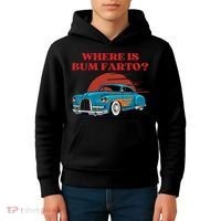 Where Is Bum Farto Retro Kids Hoodie thumb 4