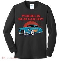 Where Is Bum Farto Retro Kids Long Sleeve Shirt thumb 0