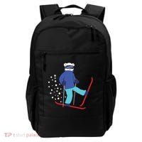 Winter Ice Bear Ski Skier Skiing Gift Backpack thumb 0
