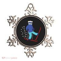 Winter Ice Bear Ski Skier Skiing Gift Ornament thumb 0