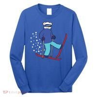 Winter Ice Bear Ski Skier Skiing Gift Long Sleeve Shirt thumb 0