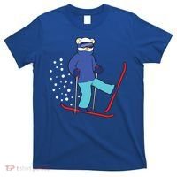 Winter Ice Bear Ski Skier Skiing Gift T-Shirt thumb 0
