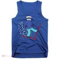 Winter Ice Bear Ski Skier Skiing Gift Tank Top thumb 0