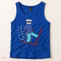 Winter Ice Bear Ski Skier Skiing Gift Tank Top thumb 2