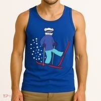 Winter Ice Bear Ski Skier Skiing Gift Tank Top thumb 3
