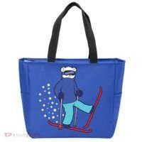Winter Ice Bear Ski Skier Skiing Gift Tote Bag thumb 0