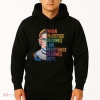 When Injustice Becomes Law Resistance Becomes Duty Rbg Hoodie thumb 2