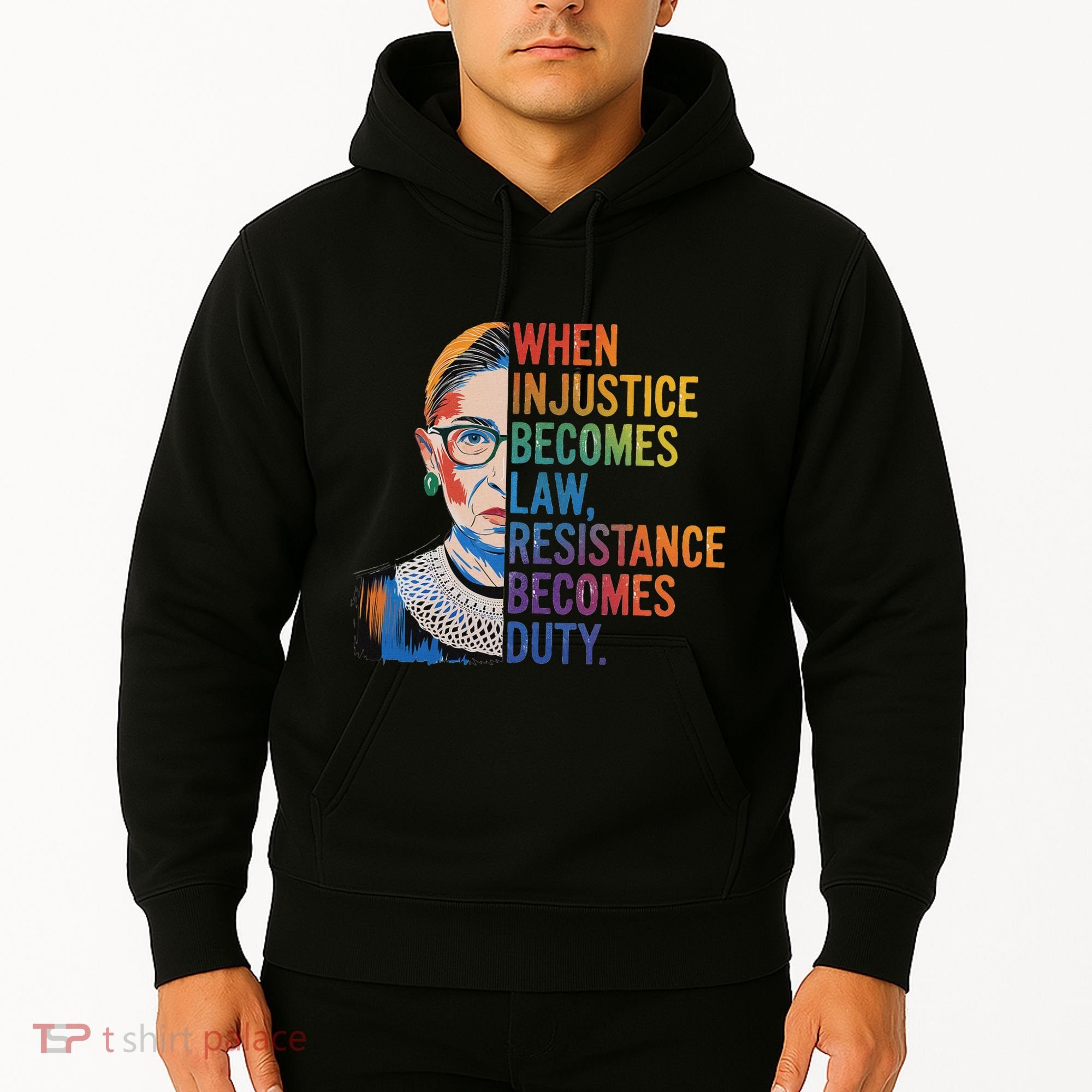 When Injustice Becomes Law Resistance Becomes Duty Rbg Hoodie