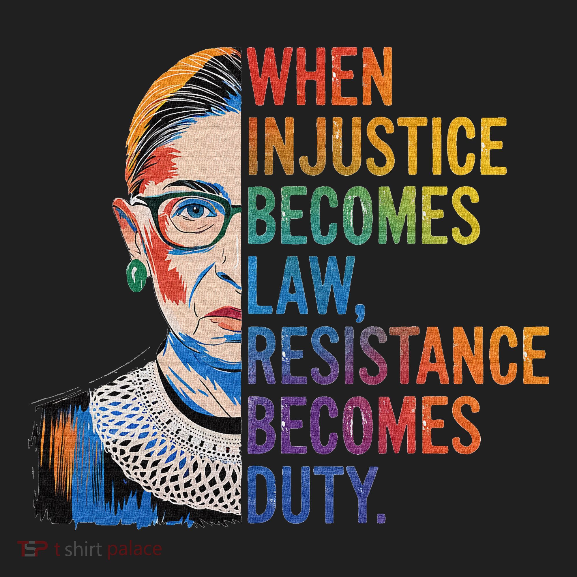 When Injustice Becomes Law Resistance Becomes Duty Rbg Beanie