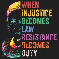 When Injustice Becomes Law Resist Resistance Women's Sweatshirt thumb 2