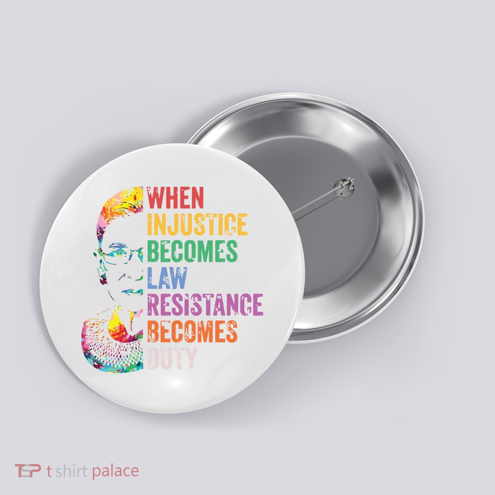 When Injustice Becomes Law Resist Resistance Button