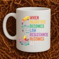 When Injustice Becomes Law Resist Resistance Coffee Mug thumb 2