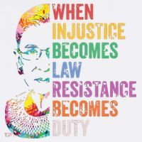 When Injustice Becomes Law Resist Resistance Beanie thumb 2