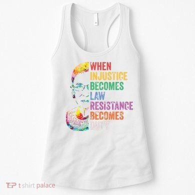 When Injustice Becomes Law Resist Resistance Women's Tank Top
