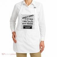 When It Comes to My Child I Will Smile In My Mugshot Apron thumb 2