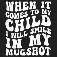 When It Comes To My Child I Will Smile In My Mugshot Beanie thumb 2