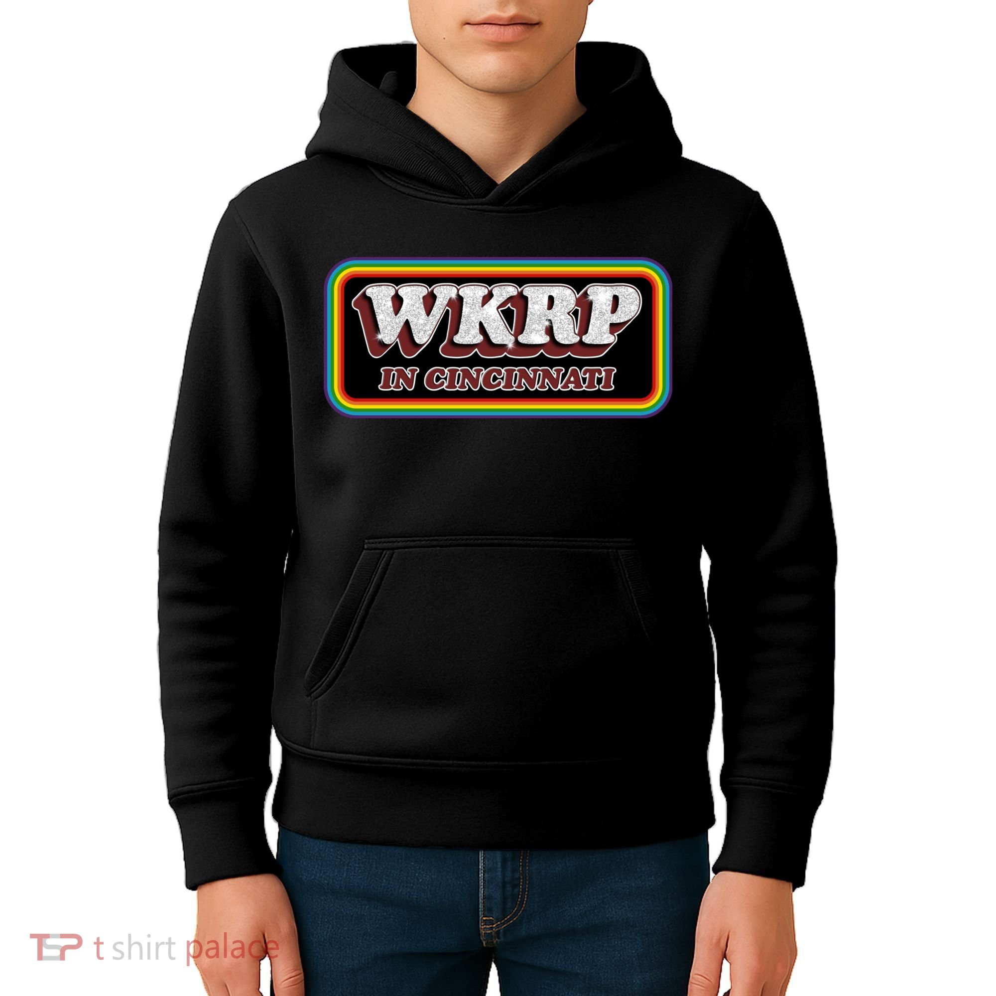 WKRP In Cincinnati First Annual WKRP Thanksgiving Day Turkey Drop Kids Hoodie