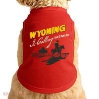 Wyoming Is Calling And I Must Go Doggie Tank thumb 0