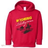 Wyoming Is Calling And I Must Go Toddler Hoodie thumb 0
