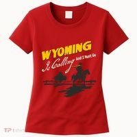 Wyoming Is Calling And I Must Go Women's T-Shirt thumb 0