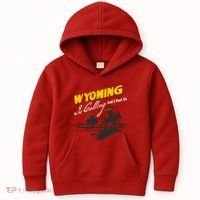 Wyoming Is Calling And I Must Go Kids Hoodie thumb 0