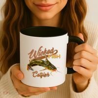 Wicked Fish Catfish Fishing Coffee Mug thumb 3